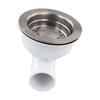 Kitchen Waste Kit Sink Strainer Easy-to-remove Basket Efficient Waste Management Generous Diameter Modern Aesthetic