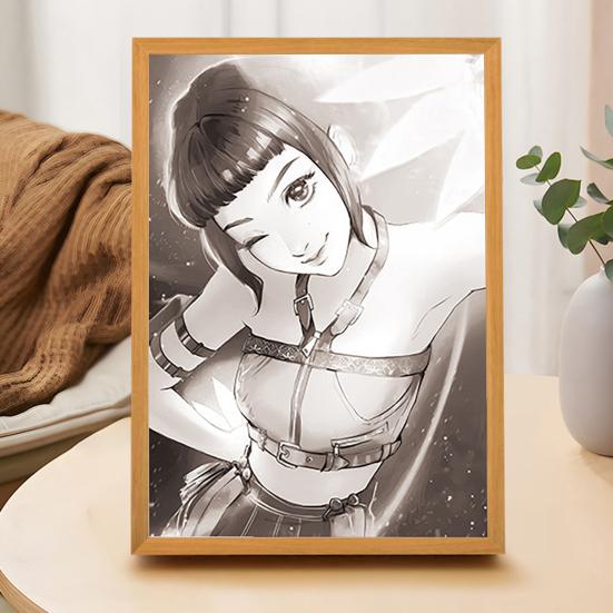 Картина Лампа Перезаряжаемый Светодиодный Свет Светящийся Настенный Художественный Свет Яркий Цвет Художественное Освещение Ночник