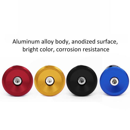 2 шт. алюминиевого сплава легкие, устойчивые к ржавчине, износостойкие заглушки руля для шоссейного велосипеда