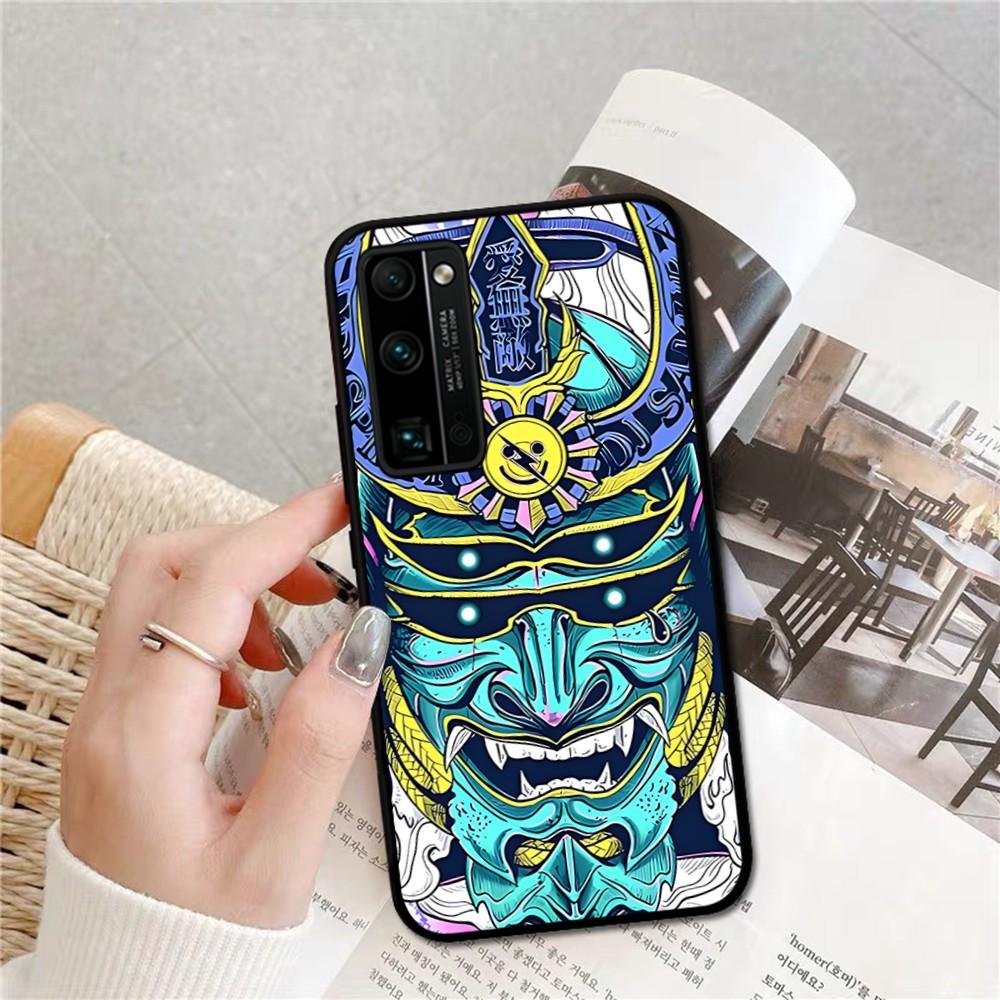 Чехол для телефона с маской Они самурая для Huawei Honor 10 Lite 9 20 7A 9X 30 50 60 70 Pro Plus Мягкий силиконовый чехол