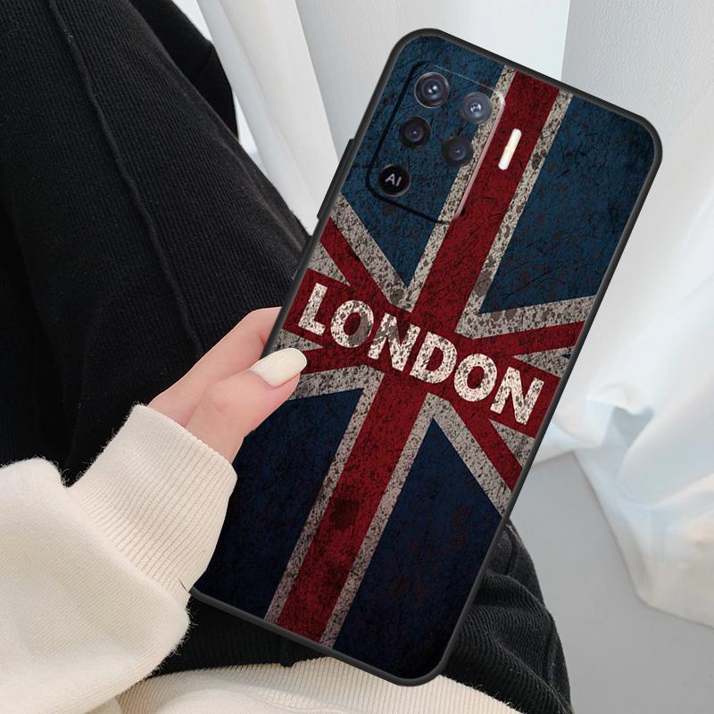 Лондонский Автобус Англия Биг Бен Для OPPO Find X3 X5 Pro A5 A9 A31 A53 A15 A16 A52 A72 A83 A91 A93 A94 A54 A74 A53S Чехол