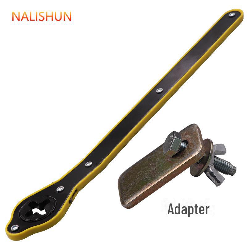 9P1E Автомобильный ножничный домкрат с удлиненной рукояткой для удобства использования