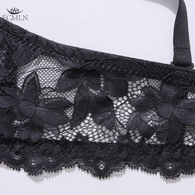 Новые женские бюстгальтеры Сексуальное кружево Пуш-ап Французский стиль Нижнее белье Мягкий топ с глубоким V-вырезом Дышащий Тонкий Бюстгальтер