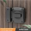 Cast Metal Hook Door Latch Bathroom Door Right-angle Push-pull Left And Right Rotating Latch Partition Anti-theft Door Lock