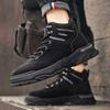 2024 New Men's Boots Fashion High Top Boots Outdoor Desert Combat Boot Non-slip Hiking Boots for Men Sneakers Botas Masculina