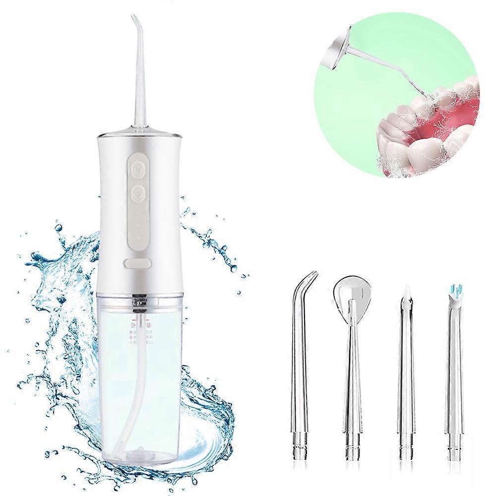 Cordless Water Dental Flosser, Rechargeable High-Pressure Oral Irrigator with Multiple Flossing Modes for Effective Braces & Bridges Care