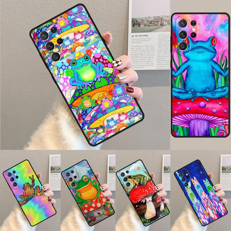 Frong Froggy Art Крутой Хиппи Чехол для Телефона для Samsung Galaxy note 10 pro S26 Ultra S23 S24 FE S25 S21 S22 PLUS Ударопрочный Чехол