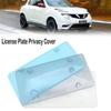 Transparent License Plate Privacy Cover ABS Camera Blocker License Plate Frame Car License Plate Protector
