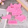 Mother'S Day Silicone Mold Family Love Cake Decoration Diy Kitchen Baking Tool
