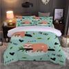 Little Duck Cute Duvet Cover King Size Toddler Cartoon Pattern Bedding 3 Pcs Teens Boys Girls Room Decoration With 2 Pillowcases