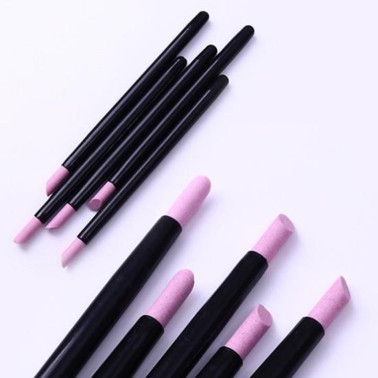 5шт Pro кварцевый скраб для ногтей ручка-толкатель триммер для удаления кутикулы маникюрный инструмент