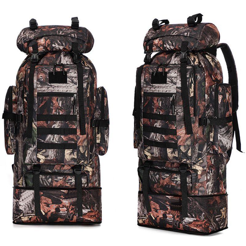 Military 70l80l100loutdoor Rucksack Tactical Backpacks Camping Hiking Trek Bag
