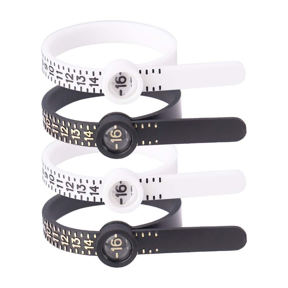 Ruler With Magnifier Finger Size Tester Ring Sizer Finger Gauge Finger Size Coil Measurement Belt