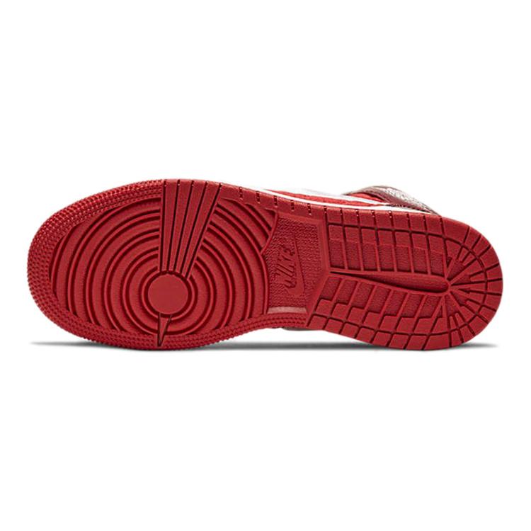 Jordan 1 Mid SE Красный Стеганый GS AV5174-600