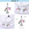 Copper Spots Series Charm Eiffel Tower Egypt Charms Pendant Fit Mula Original Sliver Bracelets Diy Jewelry Gifts