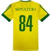 Футбольная футболка Sepultura с коротким рукавом 84 Футбольная футболка Метал-группа Футболки Мужские Женские Топ Уличная одежда Повседневная футболка Модная одежда