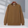 Осенняя новинка, хлопковая однотонная толстовка с круглым вырезом, тонкий топ с длинными рукавами, модная мужская и женская одежда для вечеринок, толстовка с капюшоном