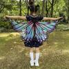 Performance Props Asymmetrical Butterfly Wings Cape Fairy Wing Shoulder Straps Butterfly Wings