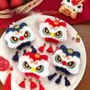 Chinese Style Chinese New Year Plush Keychain Tassel Lion Dance Brooch  Bag Accessories