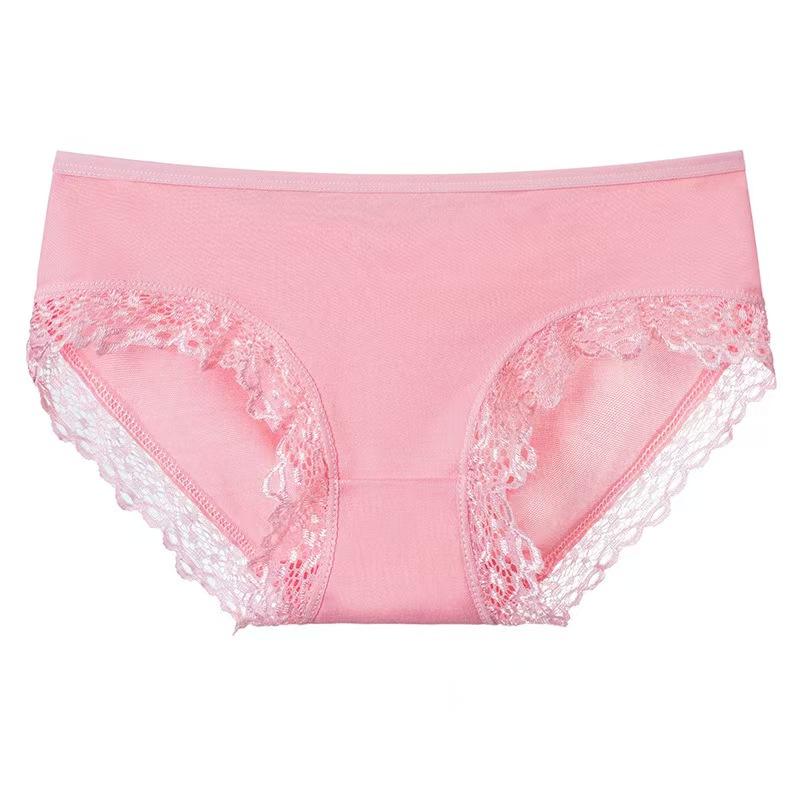 New Soft Women's Underwear Lace Student Briefs