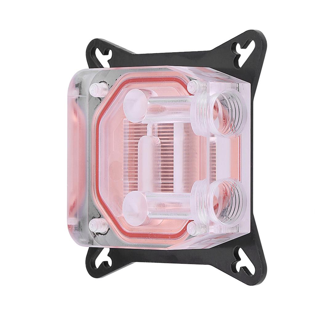 Computer GPU Water Cooler Cooling Block Copper Base POM Cover with Waterway