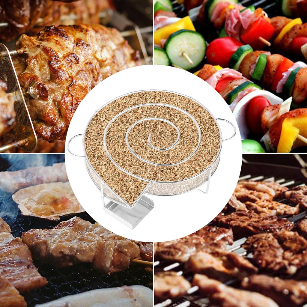 Smoke Your Food To Perfection with Our Cold Smoke Generator & Stainless Steel BBQ Net!