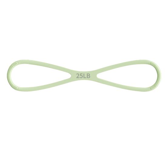 Эспандер-восьмерка Лента сопротивления для упражнений Рука Плечо Растяжка Силовые тренировки Фитнес Эластичный ремень 15/25/35 фунтов Мужчины Женщины Нескользящий силиконовый трос натяжения