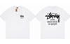 STUSSY American-style Printed Short-sleeved Shirt White 7137