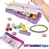 Girls Hand Rope Knitter Set Children Toys Color Bracelet Making Braiding Material Sensory Training Crafts Toys Gift Girls Games