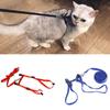 Pet Traction Training Cat Rope Cat Pet Rope Adjustable Cat Belt Nylon Harness Kitten Collar Rope
