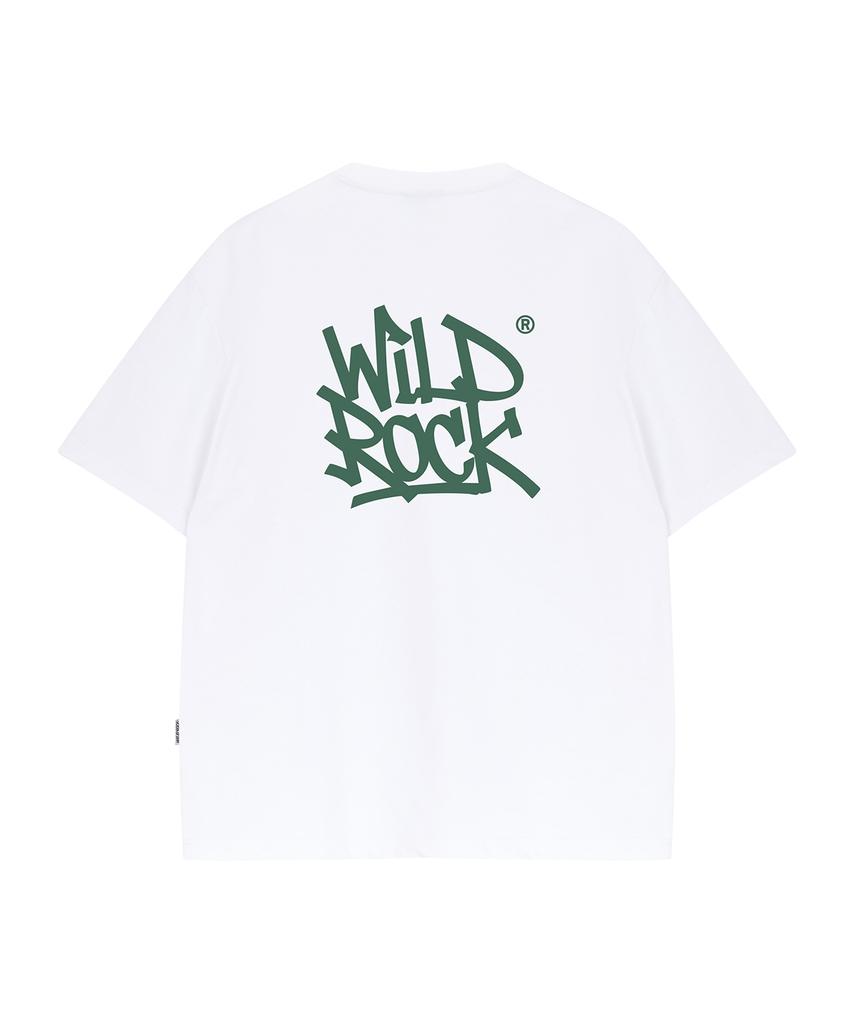 WILDROCK Tag Logo Cool Cotton Oversized Short Sleeve T-Shirt