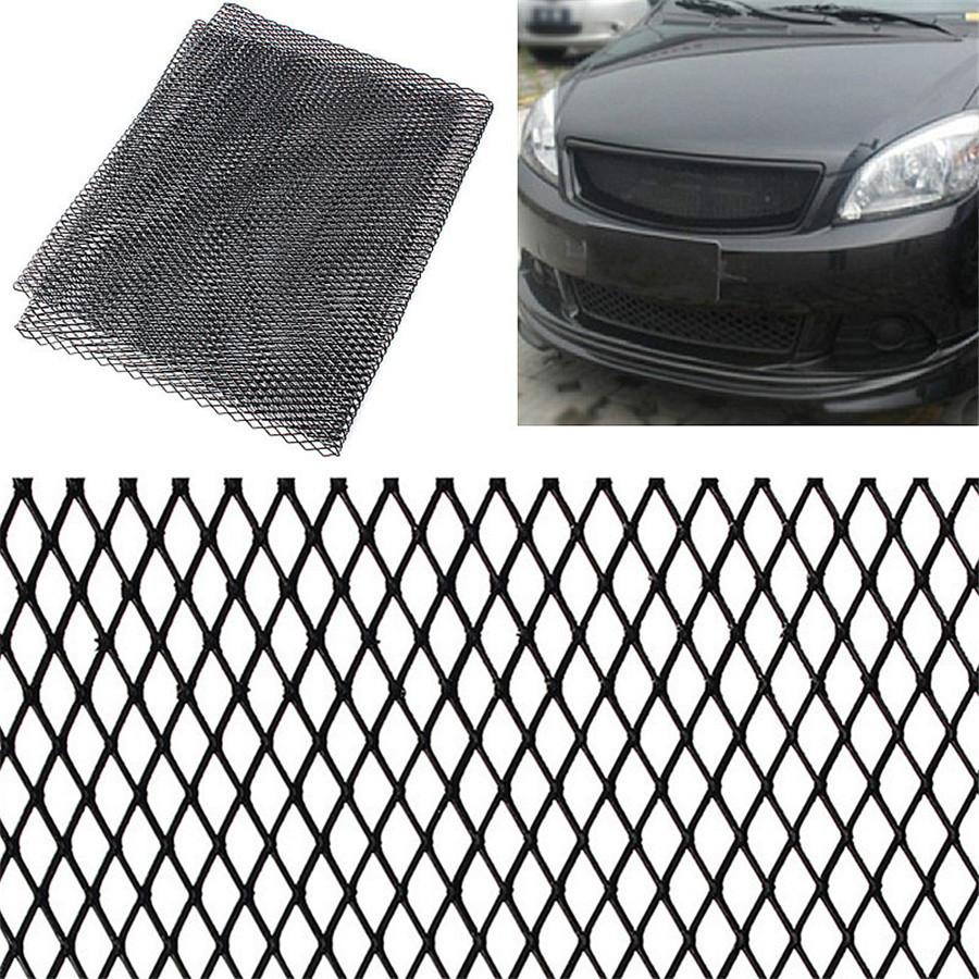 Large Size Universal Black Rhombus Aluminium Racing Grille Mesh Vent Car Tuning