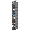 10 Shelf Hanging Organizer Storage Solution Shoes Accessories Non-Woven Fabric Space Saving Vertical Closet Rod Design