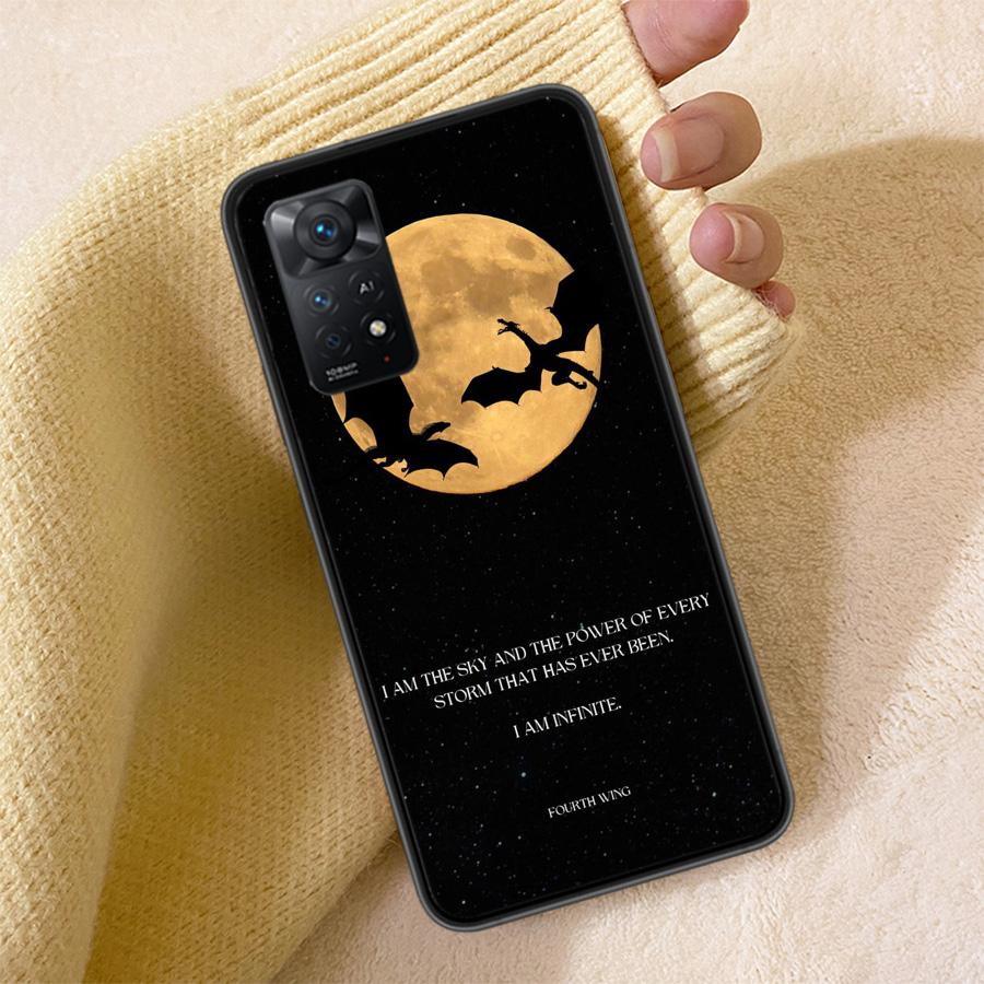 Чехол для телефона F-Fourth W-Wing Dragon для Redmi Note 13 14 15 Pro Plus 12 13C 12C 15C 9 10 10C 9T 9C 9A TPU Мягкий чехол Прозрачный Cell Ca