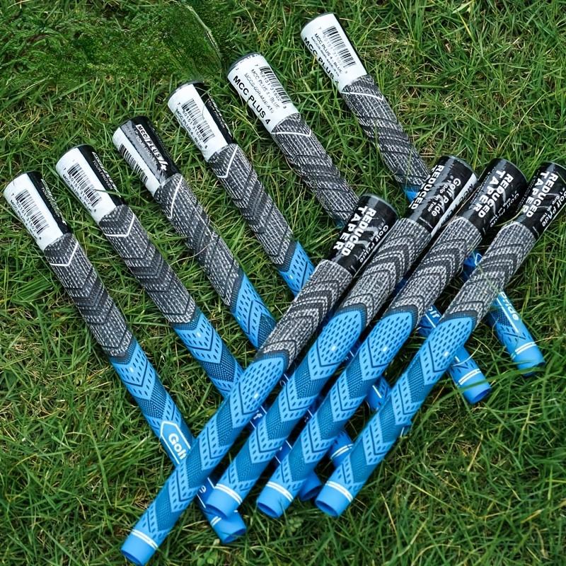 10 шт., нескользящие многокомпонентные ручки для гольфа из натурального каучука, стандартные, всепогодные, гибридные ручки для гольфа