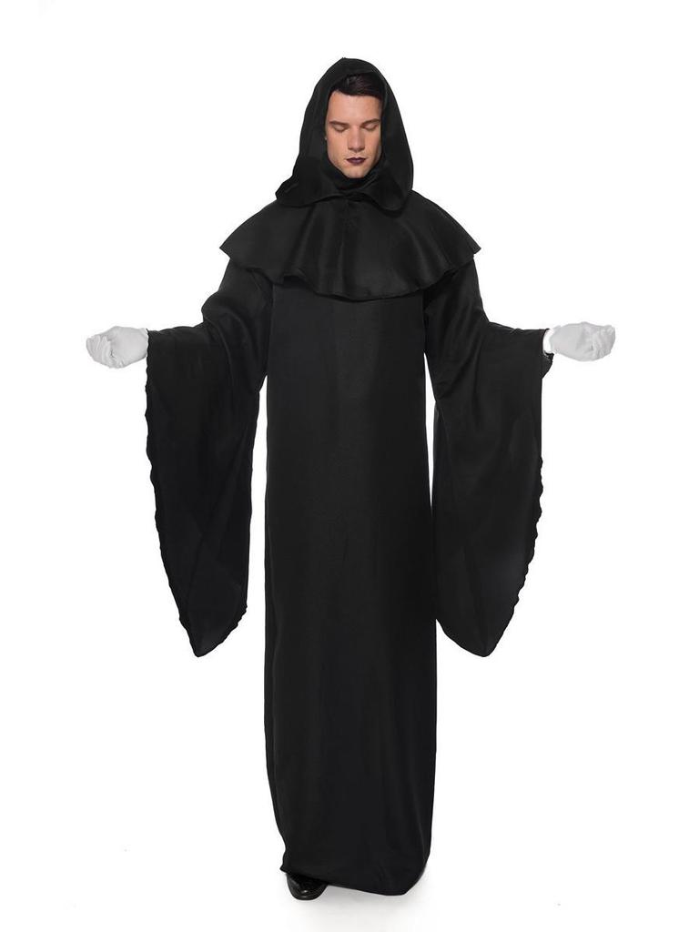 Хэллоуин Темный Дух Длинная Мантия Костюм Дьявола для Сценического Выступления