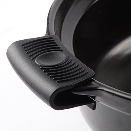 2 шт. силиконовый держатель для горячей ручки, теплоизолированный чехол-рукоятка для чугунных сковородок, сковородок, грилей, антиожоговый зажим