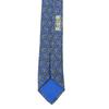 Used HERMES Tie Silk Blue Overall Handle