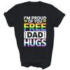 Rainbow Free Dad Hugs Pride Month Lgbt Unisex Shirt Gift
