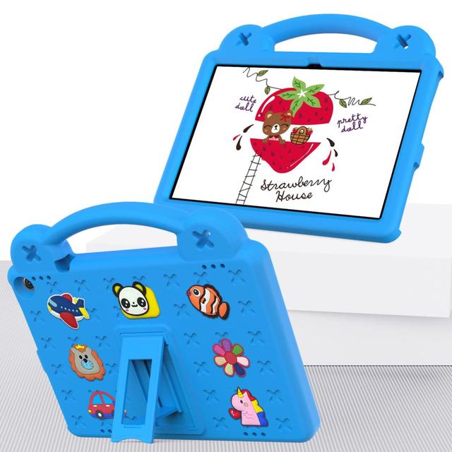 EVA Stand Case for ONN 10.1 Gen3 2022 Model 100071485 Kids Safe Cover DIY Style Tablet Shell With Handle Strap Shockproof Funda