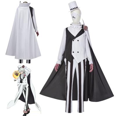 Аниме Bungou Stray Dogs Николай Гоголь Косплей Костюм Плащ Белая Черная Униформа Хэллоуин Рождественская Одежда Сезон 4