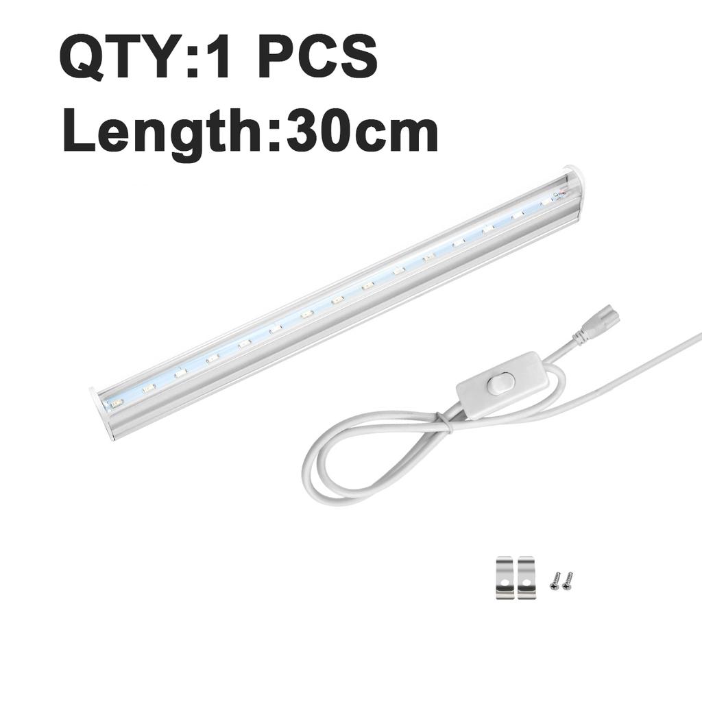 LED Grow Light 1-5Pcs T5 Tube Full Spectrum Phytolamps With Switch Cable EU Plug For Plants Vegetable Flowers Seeds Phyto Seedling Lamp Grow Tent Lamp