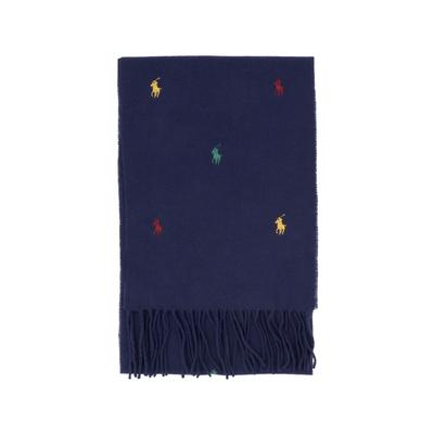 Шарф с бахромой и вышивкой пони Pc1315 410