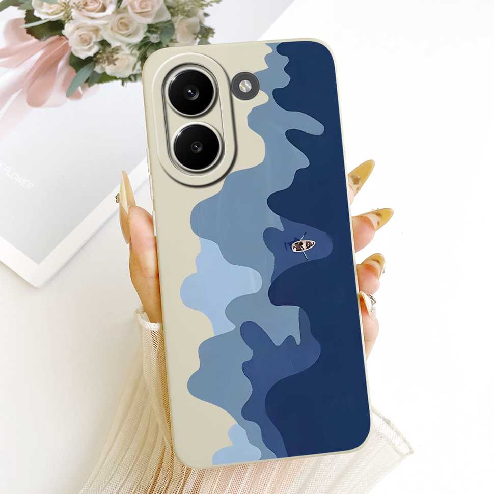Для Xiaomi Poco X8 Pro 5G 6.59" Чехол Простой Стиль Печать Силиконовый Мягкий Чехол Для Xiaomi Poco X8Pro 2511FPC34G Корпус Телефона