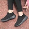 Extra Large Sizes Round Nose High Woman Sneakers New In Women Boots Shoes Black Loafers Woman Sport Shows Tenisse