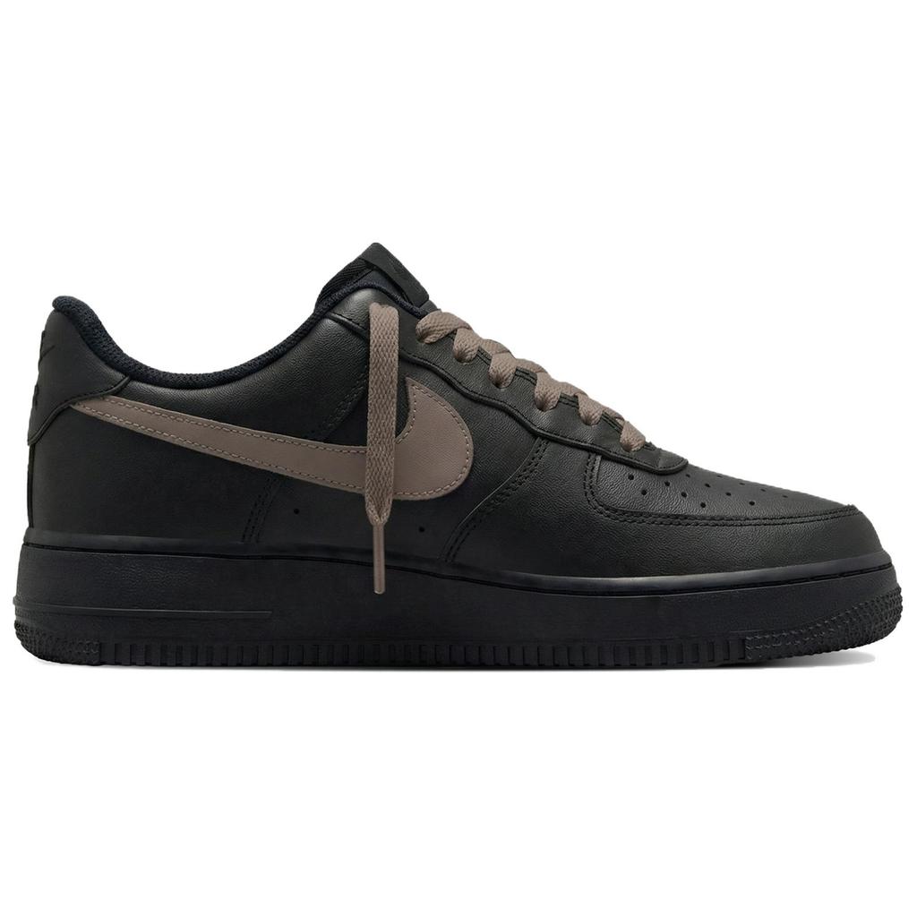 Nike Кроссовки Air Force 1 Устойчивые к истиранию Увеличивающие рост Низкие Скейтбордические Обувь Унисекс Черный Белый Коричневый CW2288-001(Команда577-)