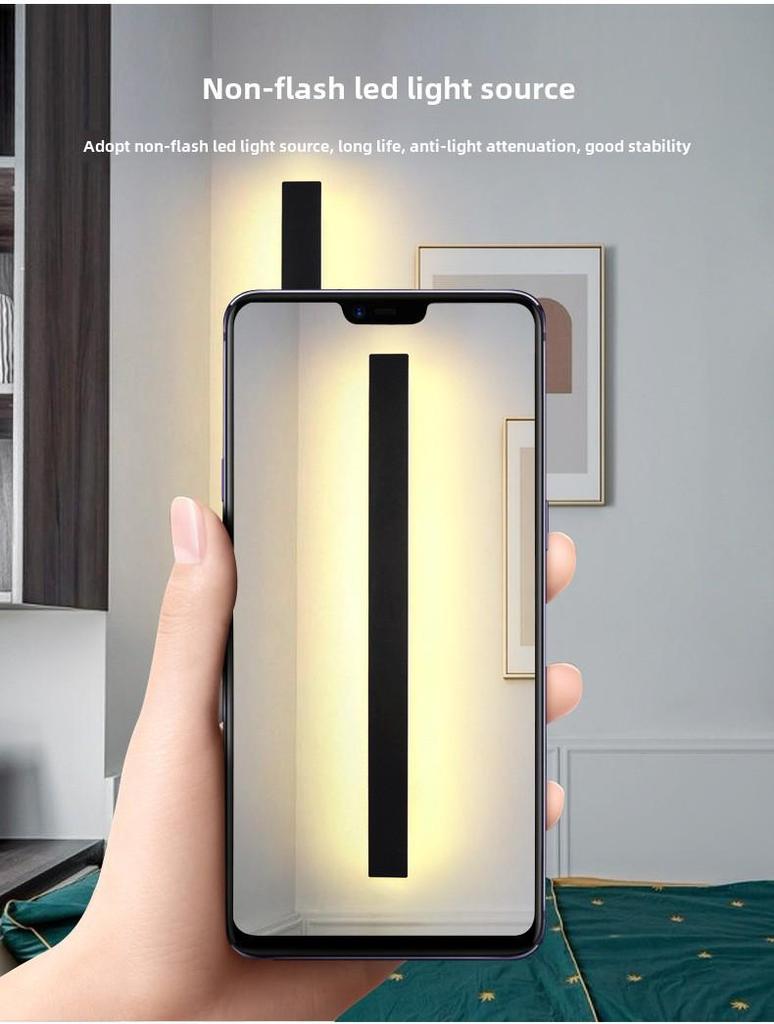 Surface-Mounted LED Wall Lamp: Sleek Bedroom & Living Room Decor