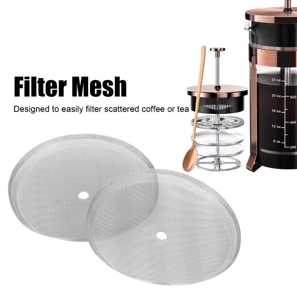 10Pcs set 80 Mesh French Press Filter Screen 150 Mesh Reusable Coffee Filter 1000 ml French Press