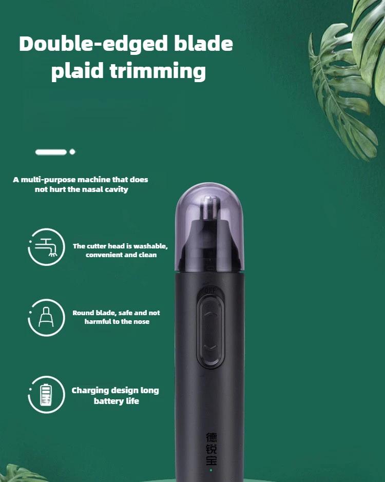 USB зарядка электрическая триммер для волос в ушах нос бритва для волос в носу