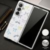 Чехол с принтом разноцветных бантиков для Samsung Galaxy Z Flip 8 7 6 5 Z Flip8 Flip7 Flip6 Гибридный 3-в-1 Покрытие Кожаная накладка Чехол для складного телефона